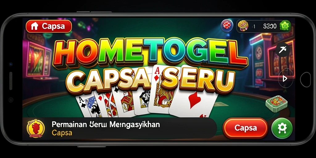 Tampilan antarmuka HOMETOGEL yang menarik dan interaktif.