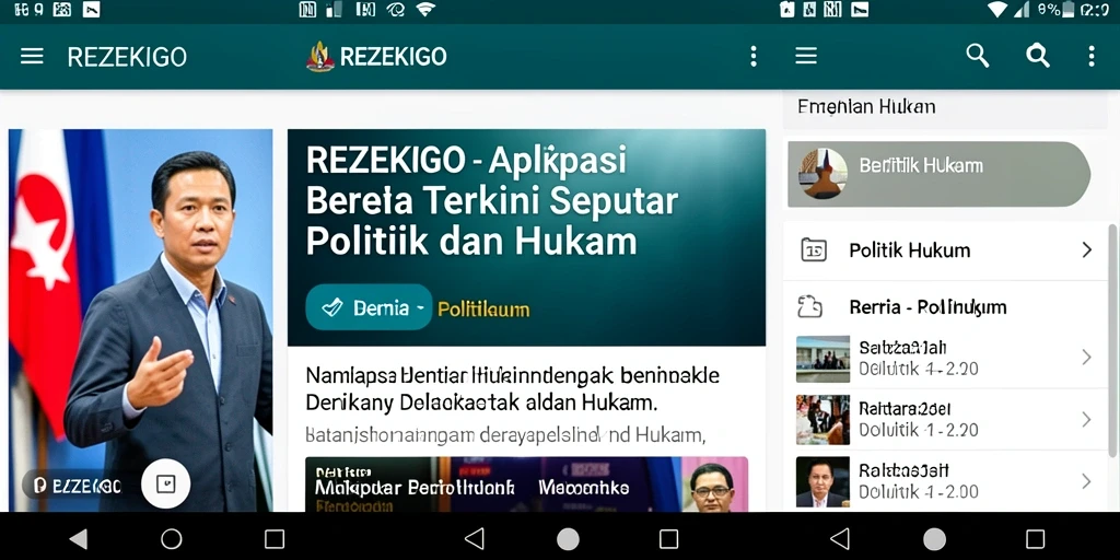 Tampilan antarmuka REZEKIGO yang informatif dan menarik.