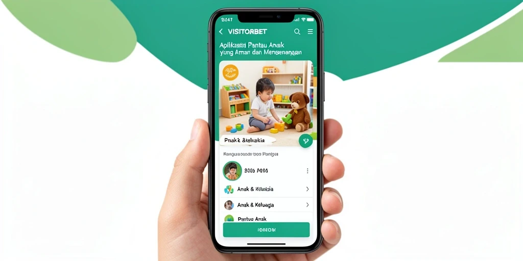 Tampilan antarmuka VISITORBET yang menarik untuk pantau anak.